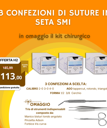 Suture Seta SMI tris